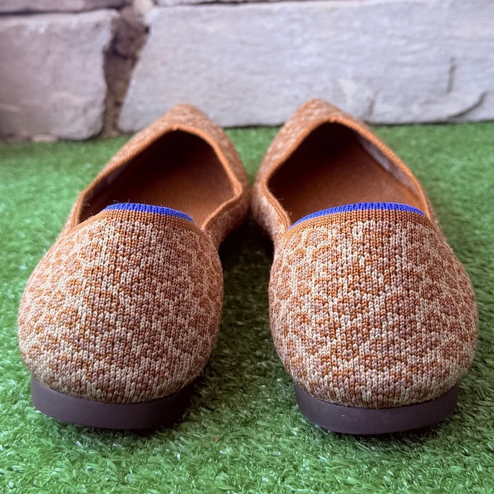 Rothy's The Point Flat Driftwood Spot Pattern Women’s Ballet Shoes - Picture 6 of 11